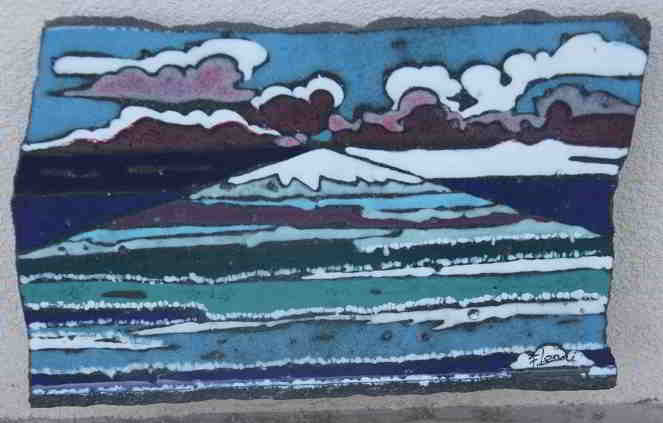 Ceramic Lava Scene